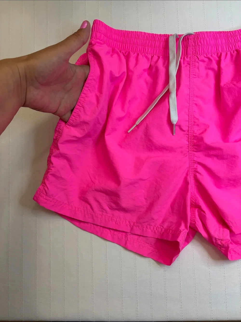 Maui and Sons Neon Pink Women's Athletic Shorts
